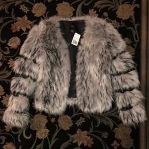 NWT Forever 21 Fur Jacket Small